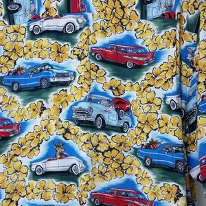 Reyn Spooner Christmas Hawaiian tropical Button up